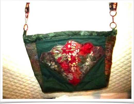 Batik Fan Bag